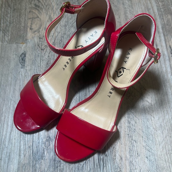 Katy Perry Collections Red Women's Heels Size: 7 - Picture 1 of 10